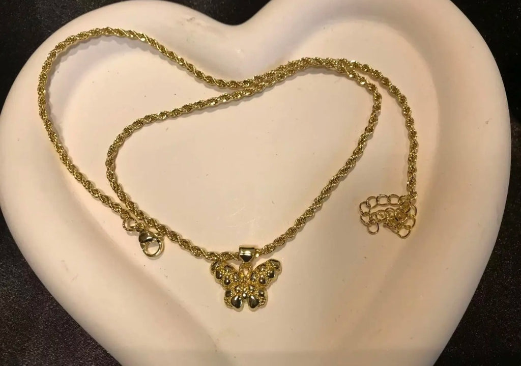 Butterfly Nugget Rope Chain