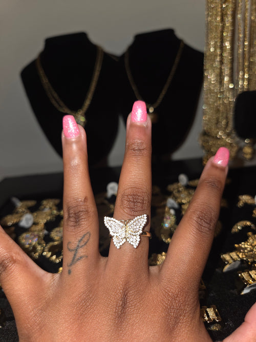 Butterfly Band Ring