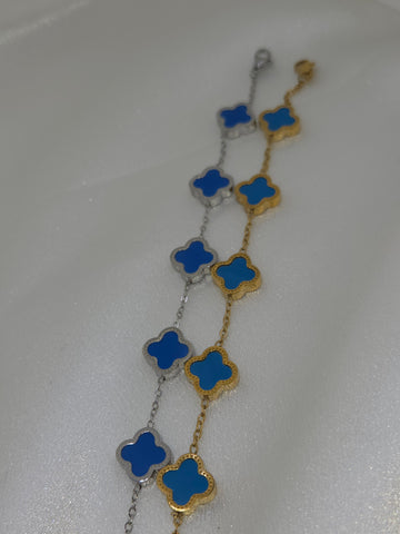 Blue Flower bracelet