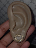 Rollie Heart studs