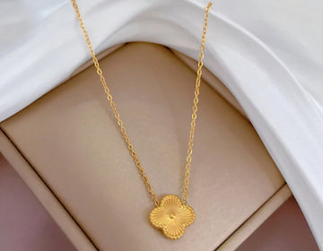 Gold Flower Necklace