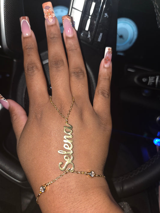 Custom Name Hand Chain