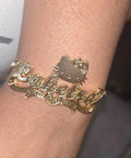Kitty Custom Name Plate Bracelet 16cm