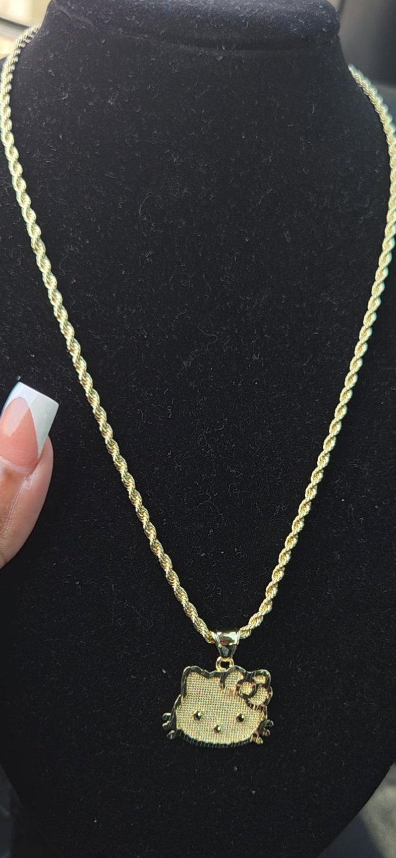 HK Face Necklace