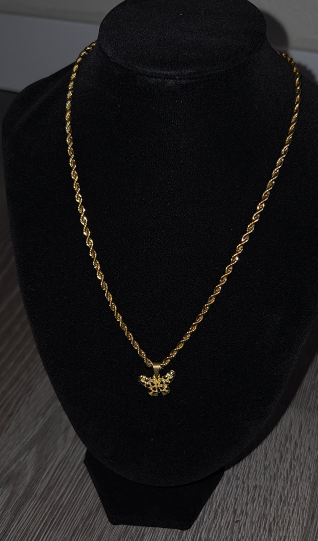 Butterfly Nugget Rope Chain