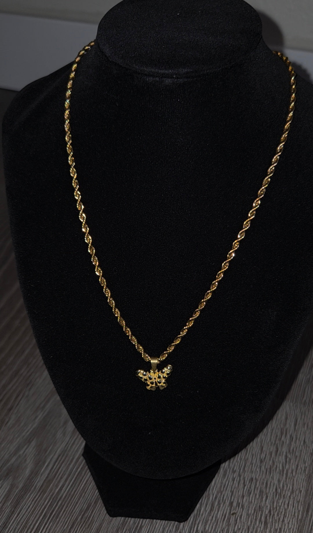 Butterfly Nugget Rope Chain