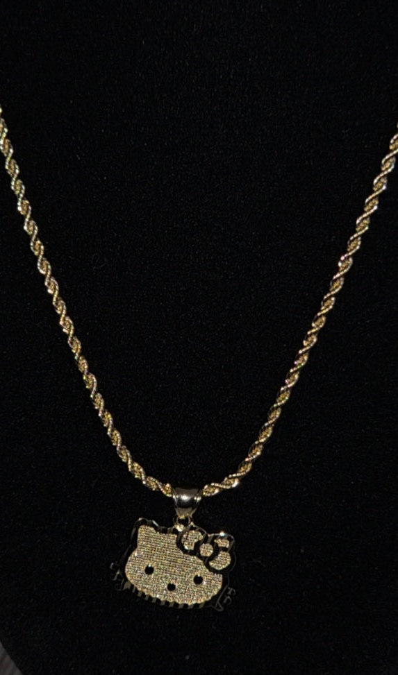 HK Face Necklace