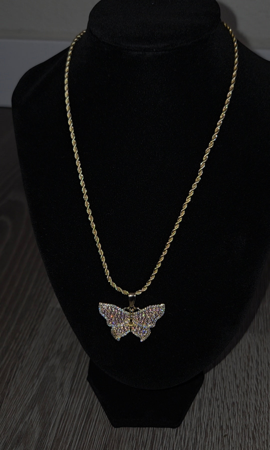 Butterfly Rope Necklace