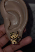 Hk AK Stud Earrings