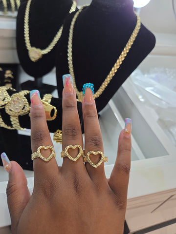 Heart Nugget Ring