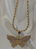 Butterfly Rope Necklace