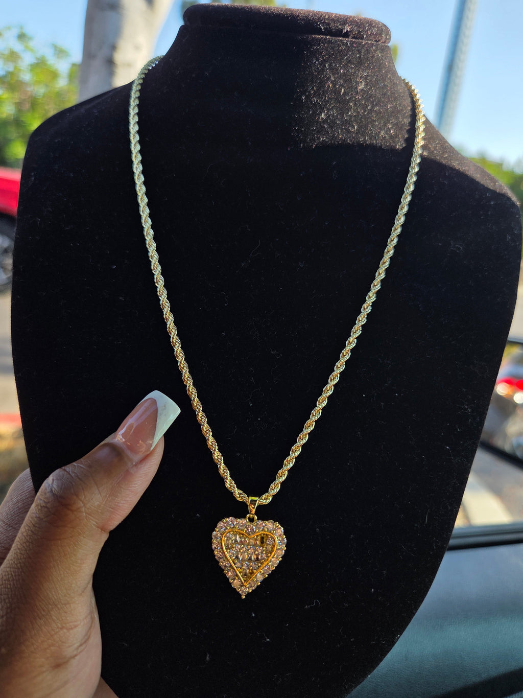 Flashy Heart Necklace