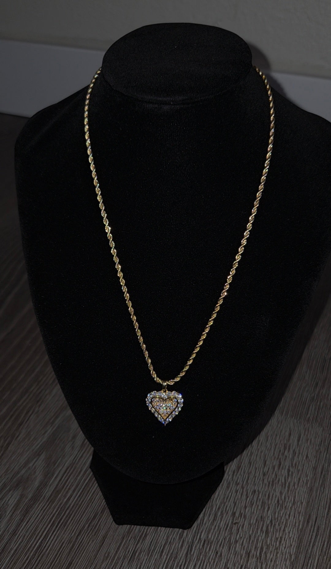 Flashy Heart Necklace